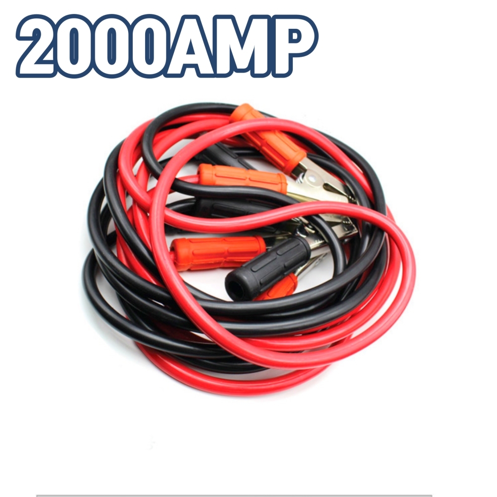 강력차량방전점프케이블 두꺼운선SUV용차량점프선 자동차비상트럭용 2000AMP 4M - 상품 이미지