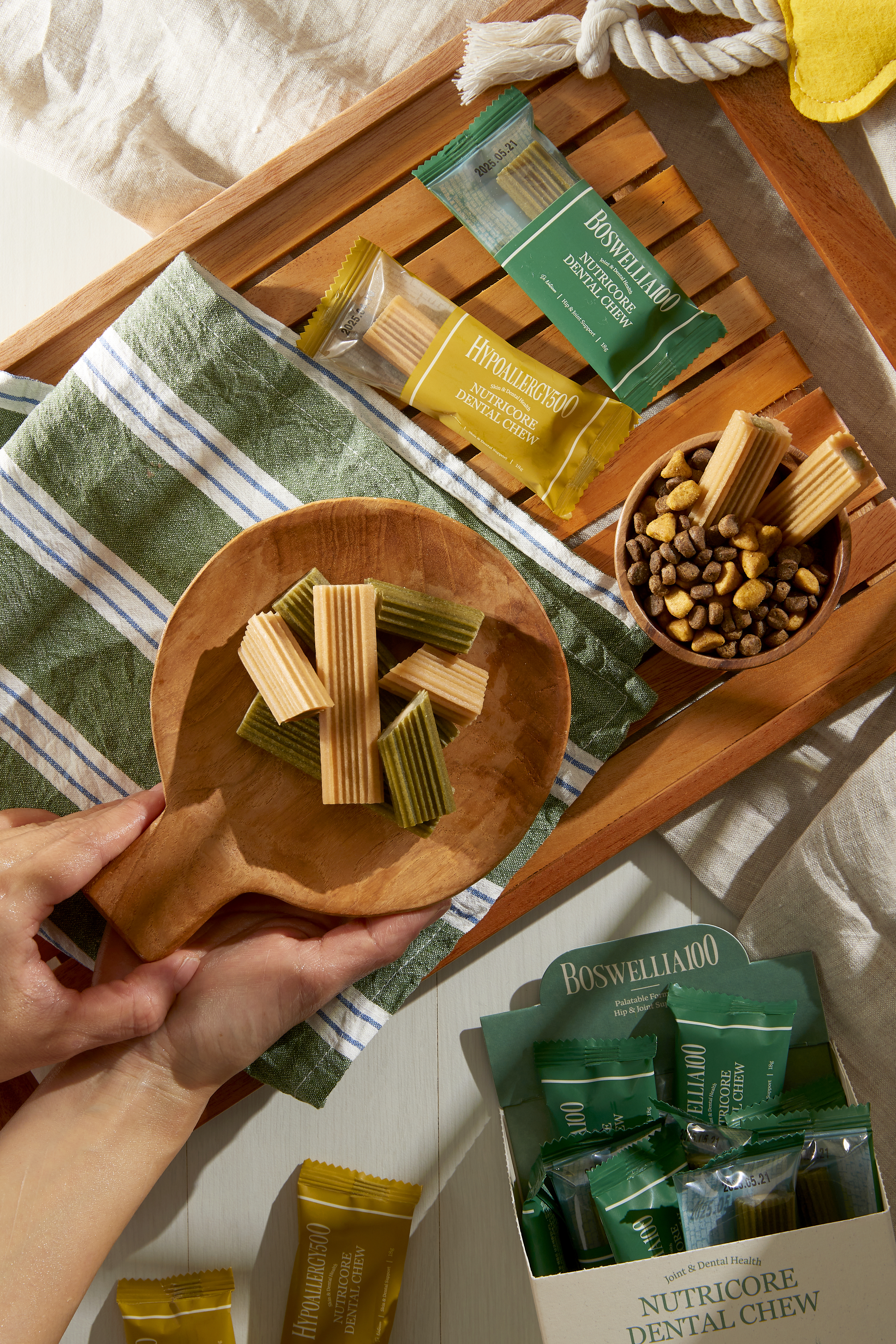 닥터뉴트리코어 하이포알러지500 개 강아지 오래씹는 아토피 피부 덴탈껌 30개입