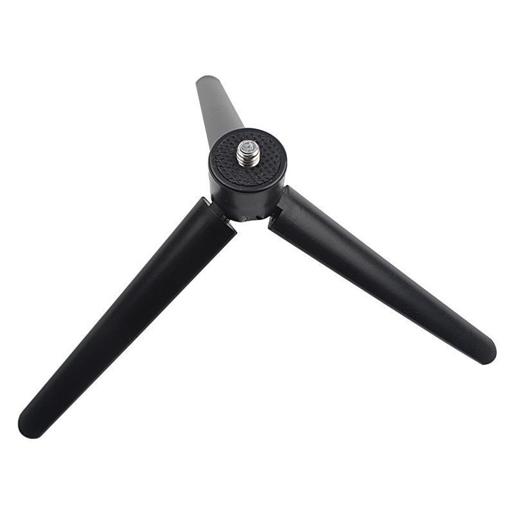 링라이트 거치대 1/4인치 나사 호환 카메라 삼각대 조명 스탠드 트라이포드 19cm - 상품 이미지