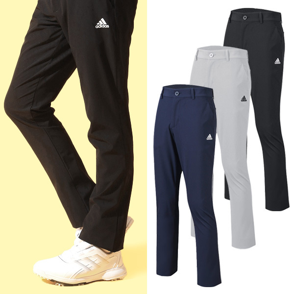 아디다스 SS 남성 밴딩 골프바지 KR 코어 스판 일자핏 스포츠 쿨팬츠 남자 골프웨어