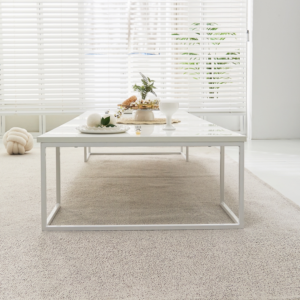 버터플 6인 좌식테이블 높은 확장형 낮은 좌식식탁 밥상