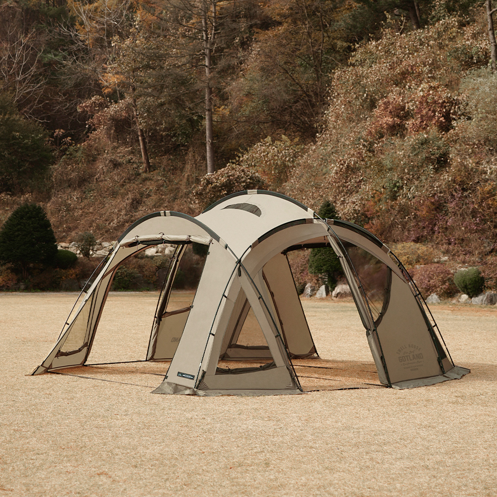 고틀랜드 쉘 하우스 쉘터 텐트 4인용 돔 거실형 리빙쉘 캠핑텐트