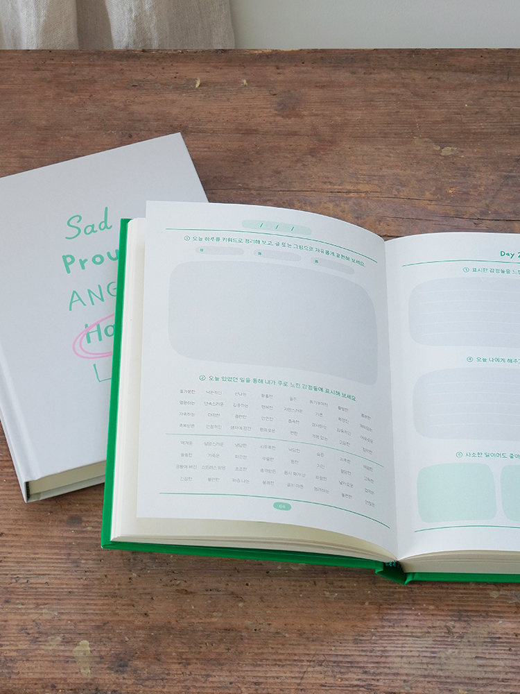 리훈 오늘기억 감정일기 그림일기장 교환일기