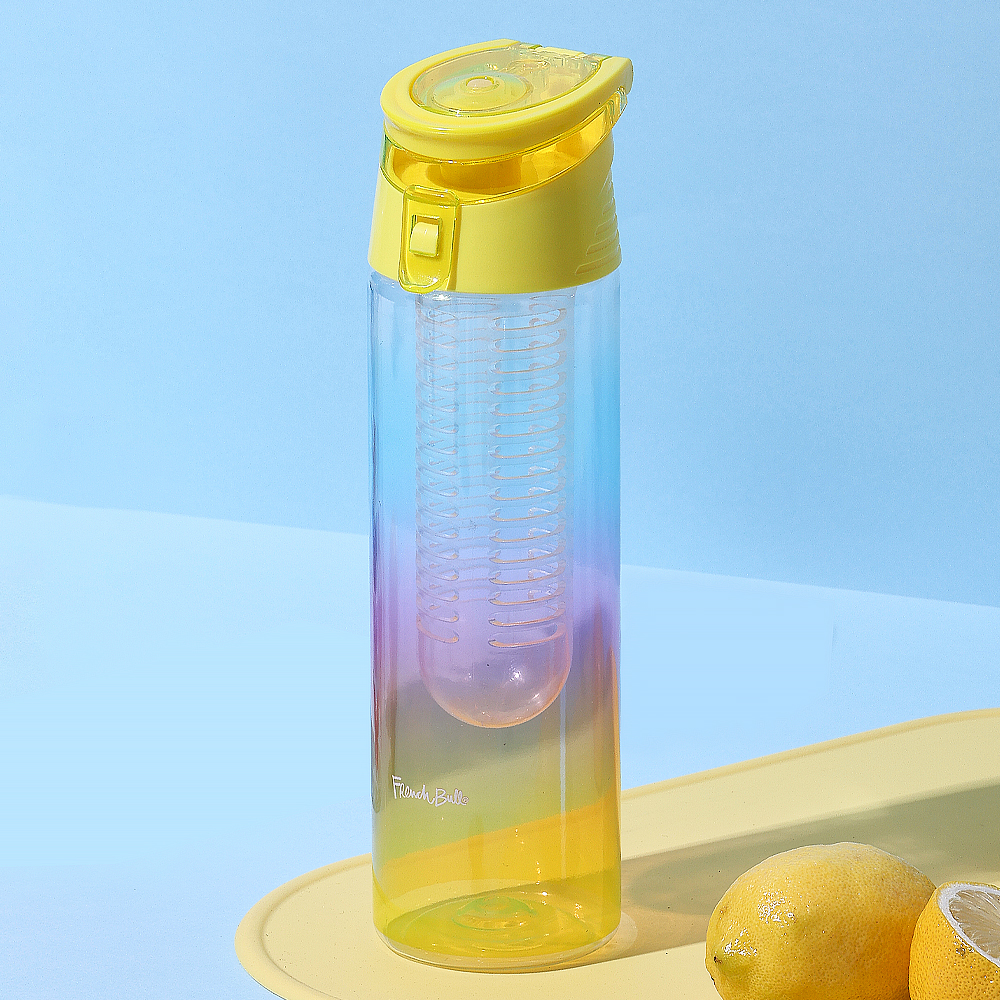 1+1 프렌치불 트라이탄 원터치 휴대용 물병 물통 티보틀 650ml - 상세 이미지 4