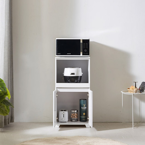 땅콩 전자렌지다이 수납장 렌지장 밥솥 받침대 주방 500