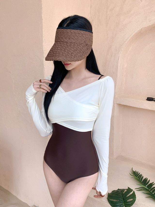 ❤️당일출고/원가이하세일❤️ 모노키니 비키니 원피스 치마 플레어 체형커버 커버업 래쉬가드 휴양지 호캉스 바다 여름 휴가 해외여행 수영복 상세 이미지 788