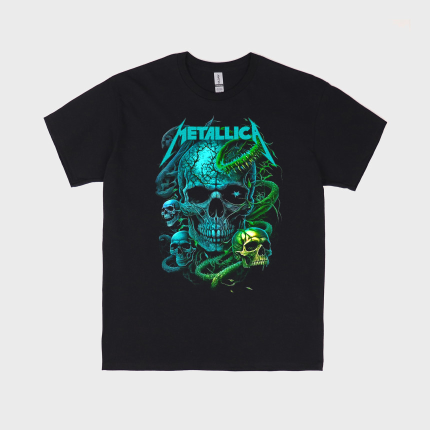 [ROCK AMERICA] ROCK T SHIRTS (METALLICA SNAKE) 메탈리카 상세 이미지 1