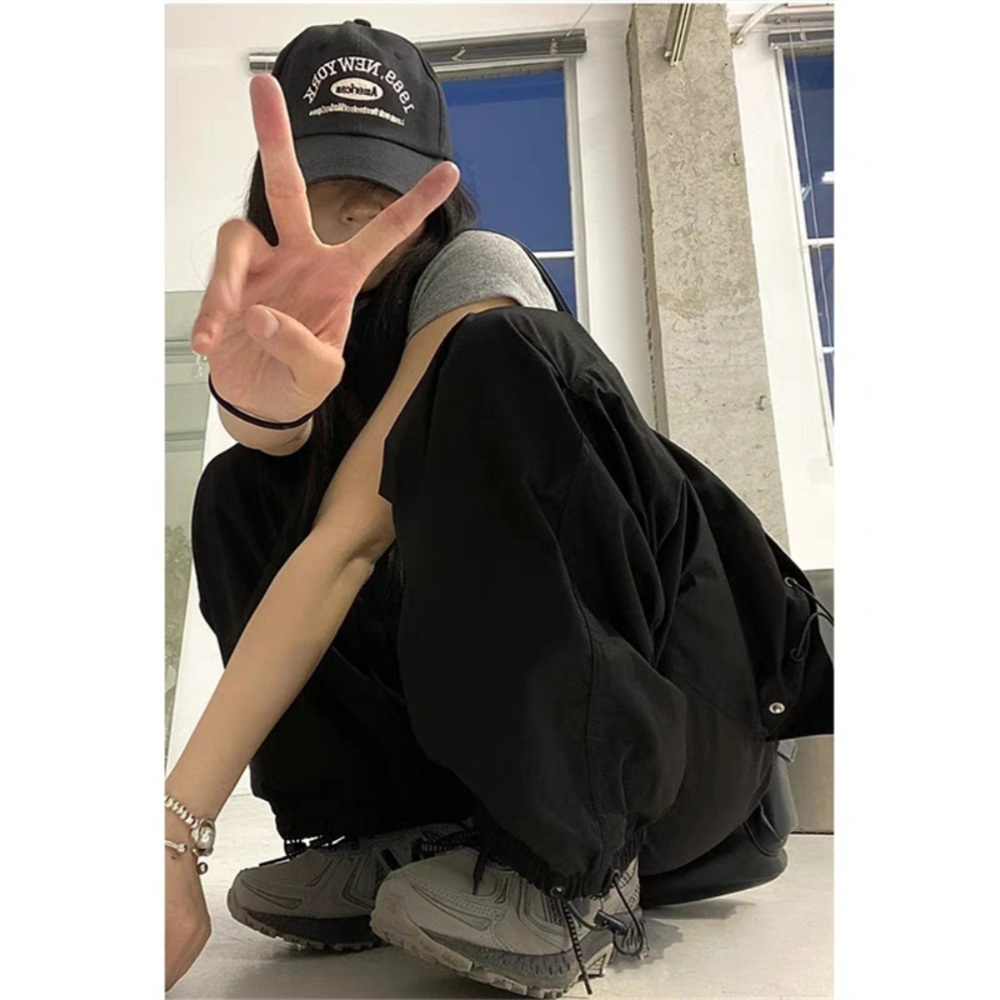 아파트404 제니 카고 팬츠 스트레이트 힙한 옷 패션 의상 멱살 한번 잡힙시다 김하늘 - 상세 이미지 4