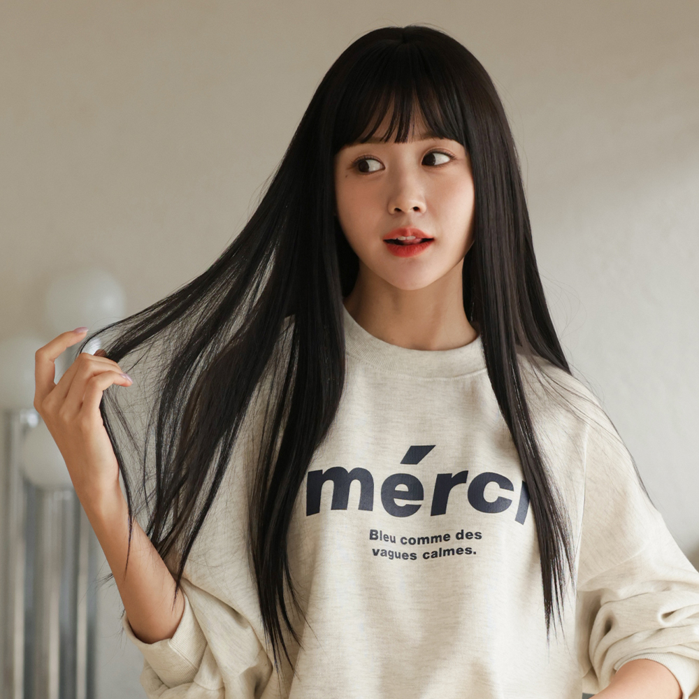 긴생머리 가발 롱 스트레이트 패션 통가발 - 상세 이미지 2