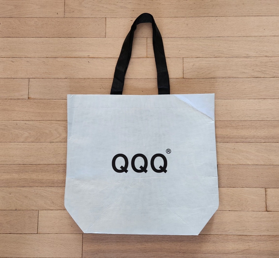 QQQ 리유저블 쇼핑백[1+1]  RPET재활용가방 골프시상품 수납 - 상세 이미지 2