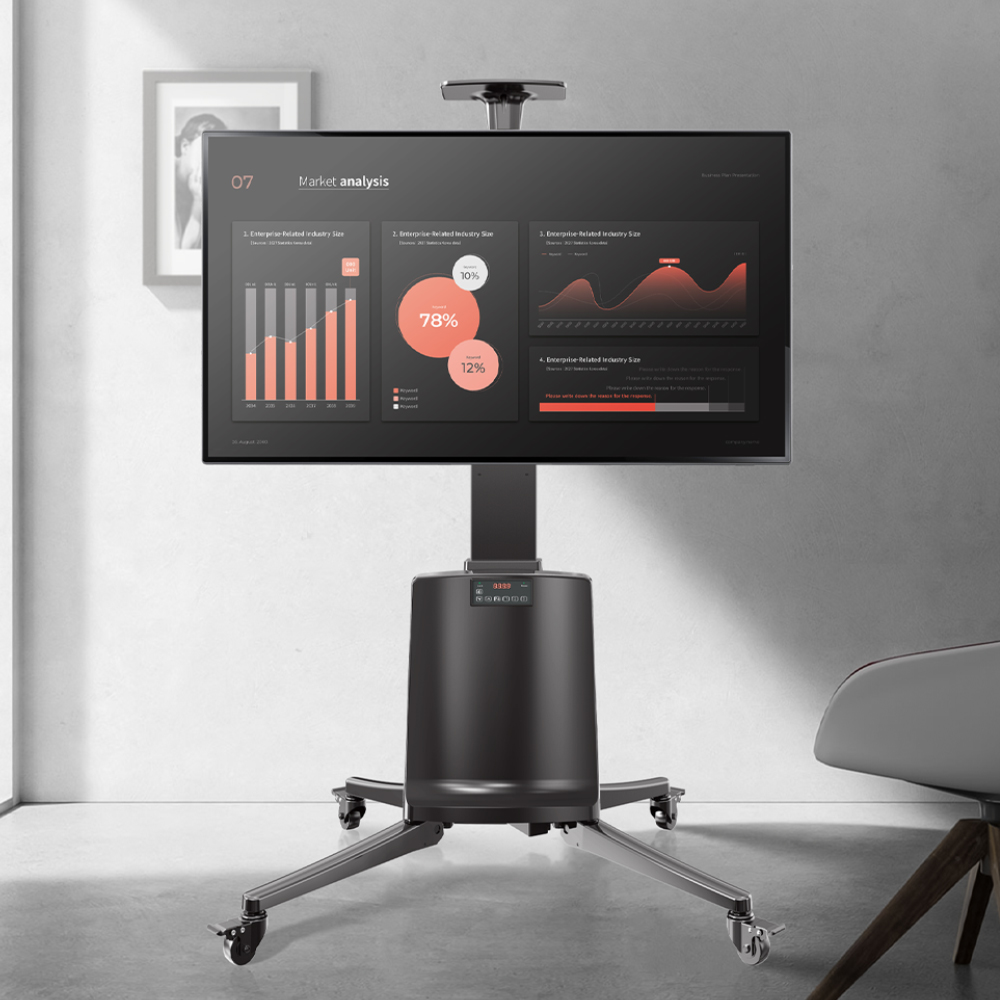 NB 스마트 이동식 TV 거치대 전자칠판 스탠드 TW85