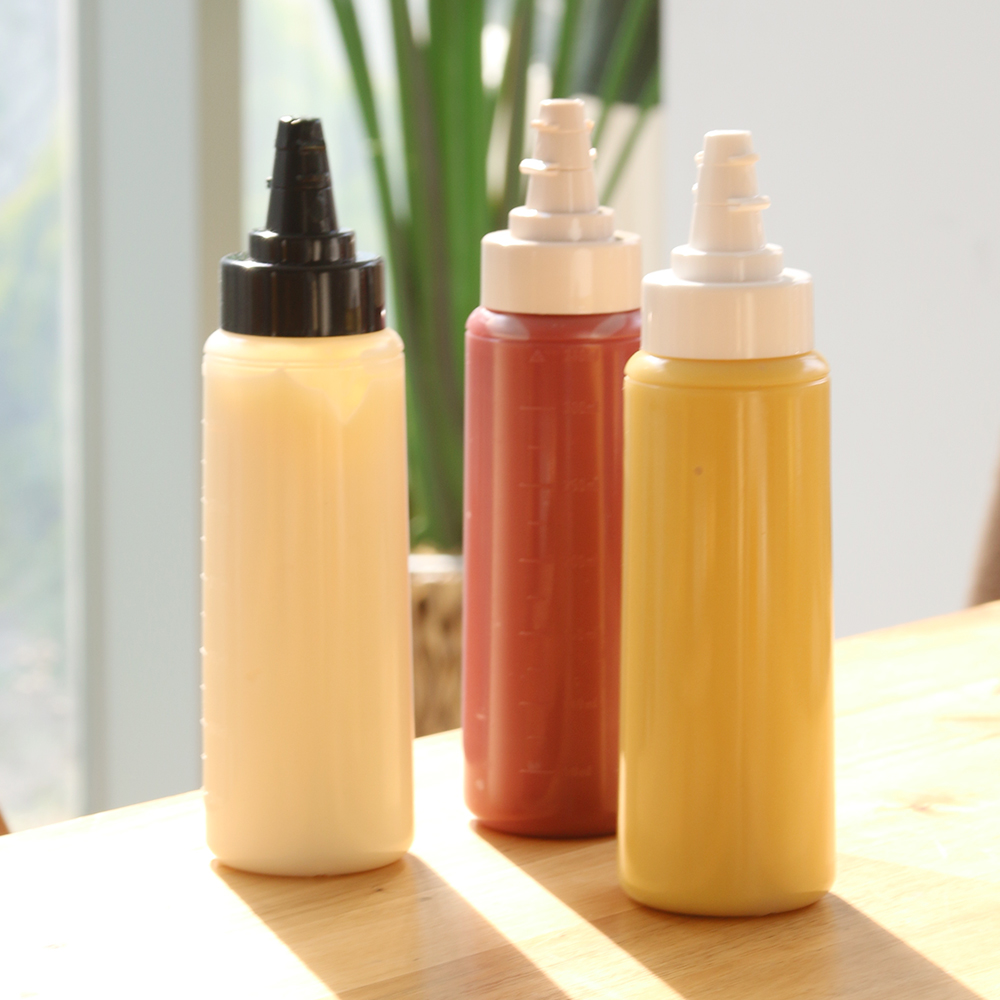 투웨이 소스통 시럽 꿀 케찹통 마요네즈 통 350ml - 상세 이미지 4