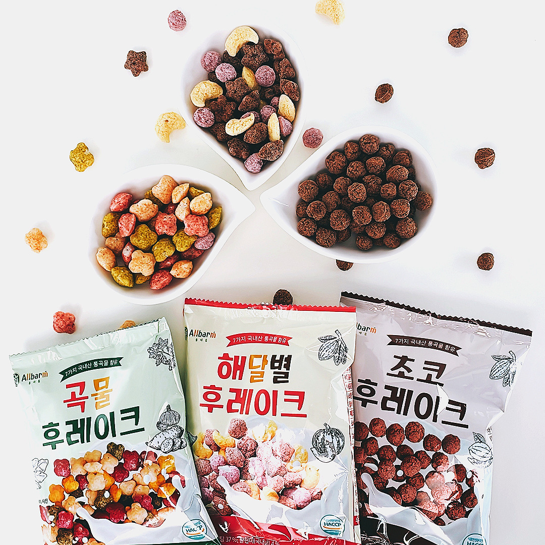 올바름 간편 간식 후레이크 아기시리얼 어른시리얼 20g 곡물 해달별 초코 이미지 2