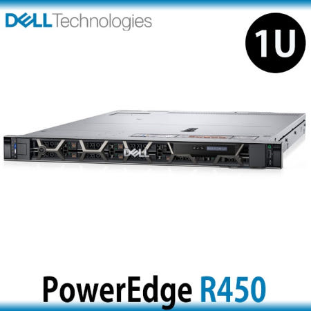 Dell PowerEdge R450 1U 서버 Xeon Silver 4310 2.1GHz 12C 기본사양