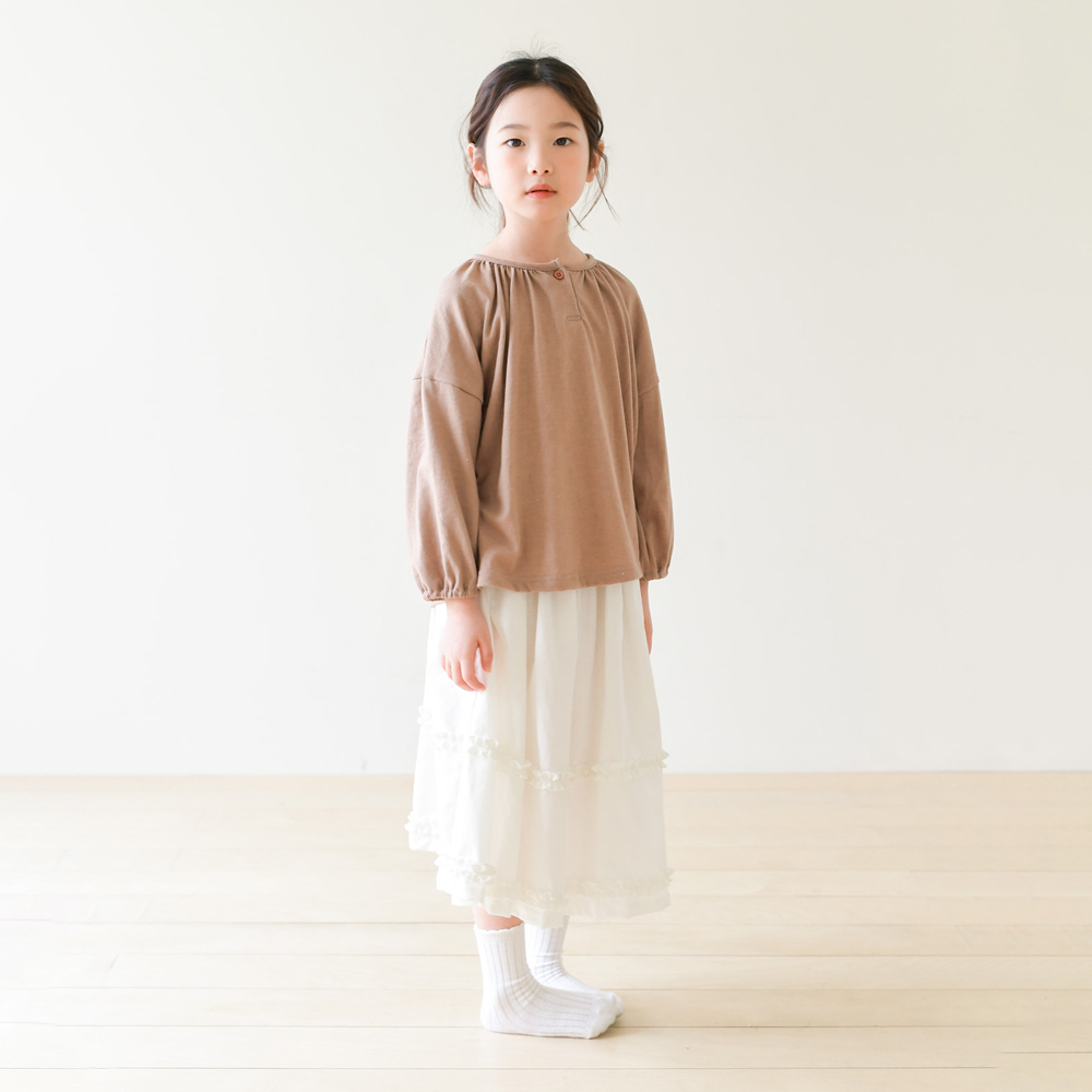 무드 캉캉롱 스커트 여름 봄 가을 아이보리 치마 학예회 여아 아동 유아 연주회 - 상세 이미지 4