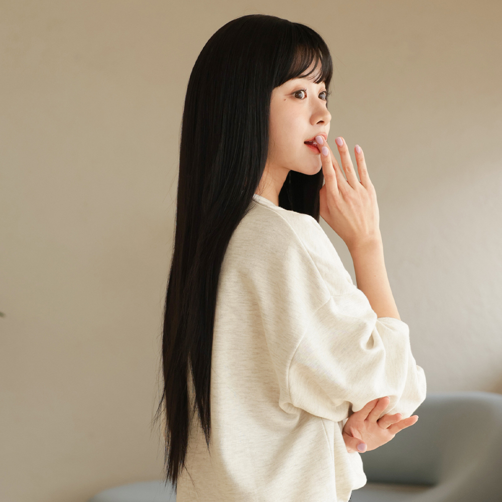 긴생머리 가발 롱 스트레이트 패션 통가발 - 상세 이미지 5
