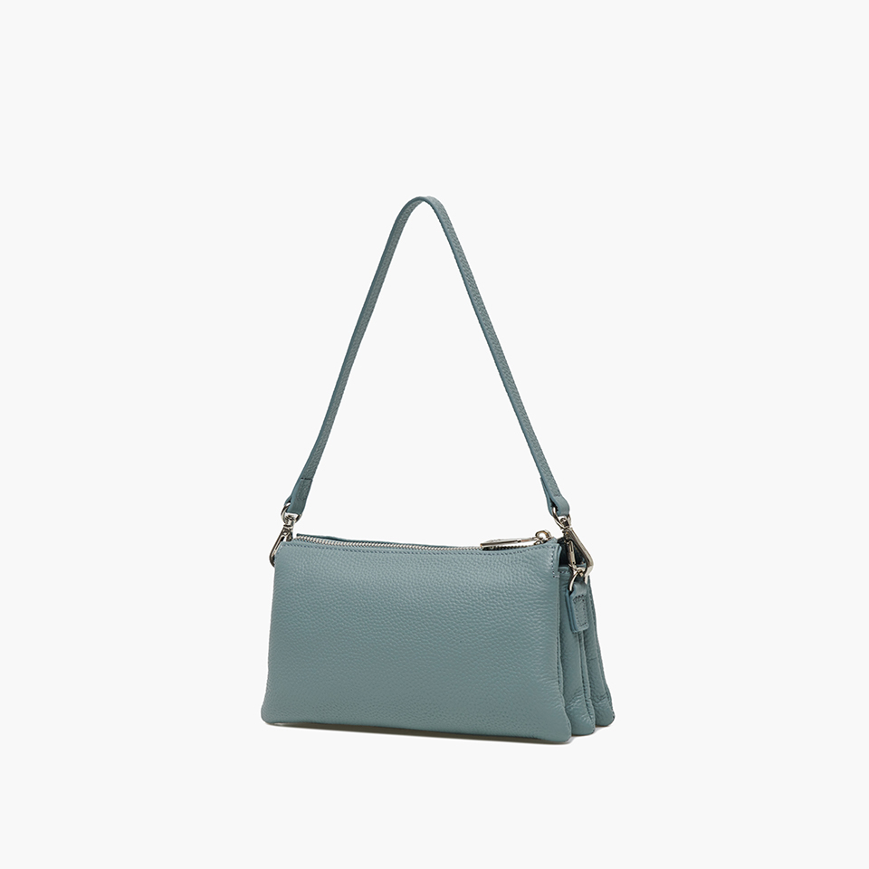 ELEGANCE PARIS 베보 소가죽 크로스겸 숄더백 BSSH021U_블루 : 엘레강스 공식스토어