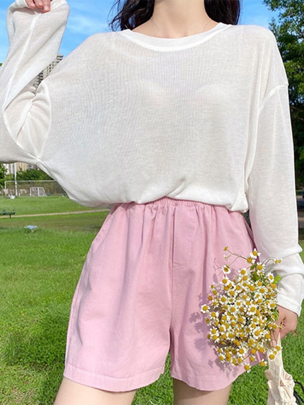 미녀와순정남 7화 이영은 고명동 반바지 러블리 캐주얼 옷 패션 의상 웨딩임파서블 배윤경 - 상세 이미지 3