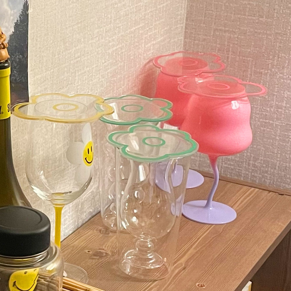 아크릴 플라워 컵받침 티코스터 양면형 - 상세 이미지 3