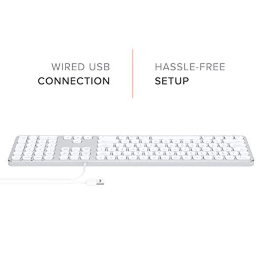 사테치 Satechi 알루미늄 USB-A타입 유선 키보드 ST-AMWKS - 상세 이미지 3