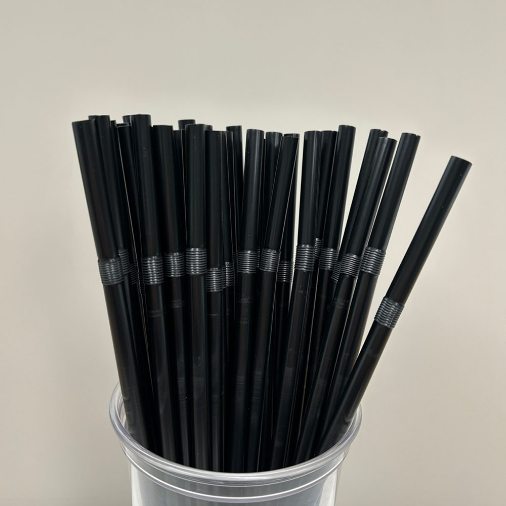 자바라 빨대 주름빨대 7mm 21-25cm 벌크 500개 카페 일회용 - 상세 이미지 3