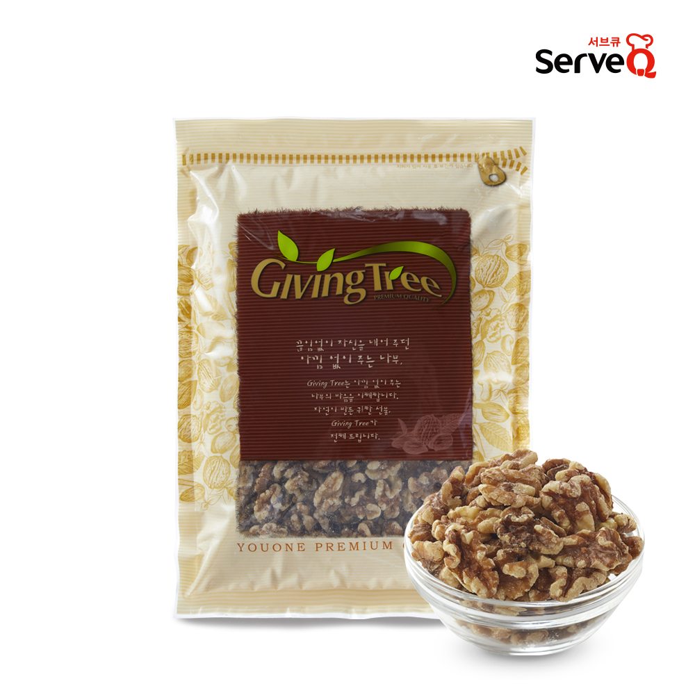 구운 호두 1/4태 1kg