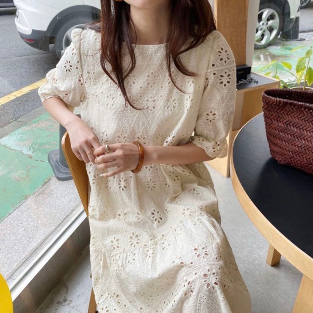 피도눈물도없이 56회 이소연 이혜원 반팔원피스 캐주얼 펀칭 옷 패션 의상 7인의부활 이유비 - 상세 이미지 2