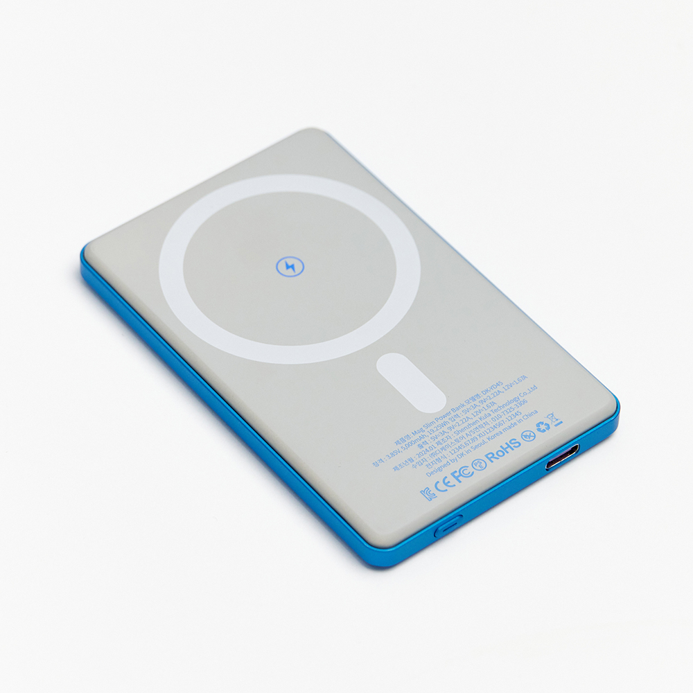디케이 맥슬림 맥세이프 무선 고속충전 20W 보조배터리 5000mAh 초소형 패스스루 아이폰 - 상세 이미지 3