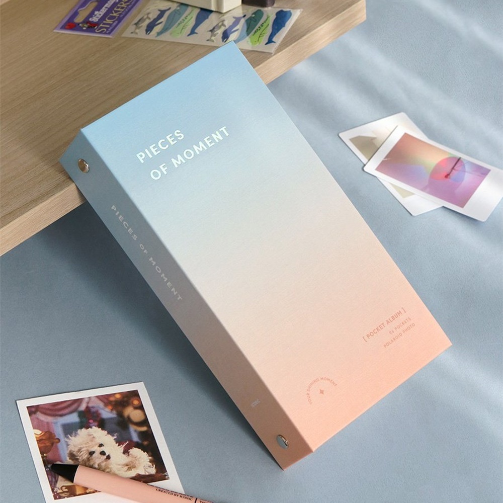 모멘트 폴라로이드 앨범 인스탁스 미니 스퀘어 사진첩 2단 콜북 콜렉트북 나이트 - 상세 이미지 4