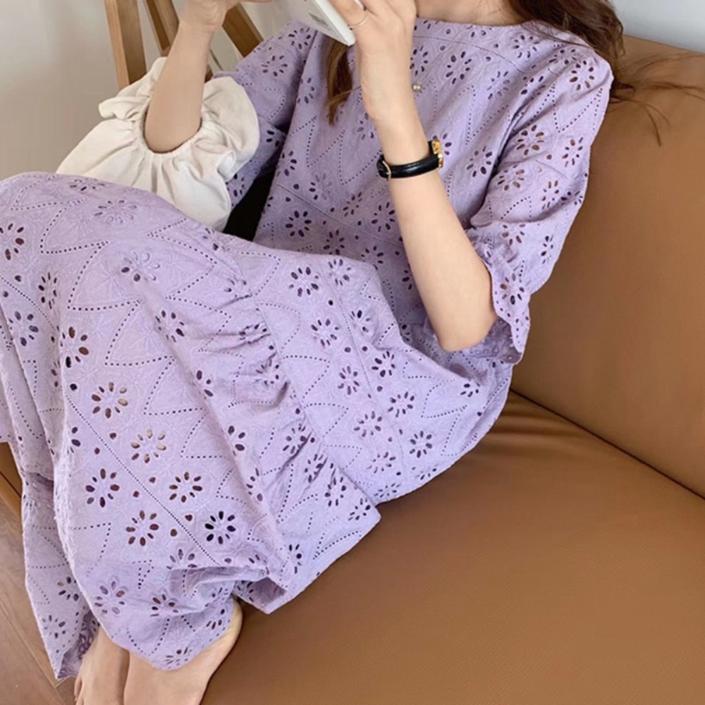 피도눈물도없이 56회 이소연 이혜원 반팔원피스 캐주얼 펀칭 옷 패션 의상 7인의부활 이유비 - 상세 이미지 3