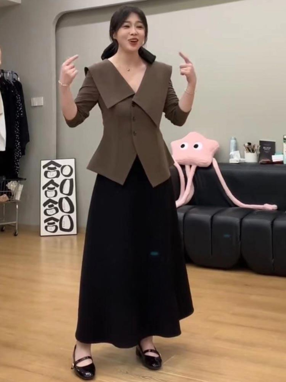 하이드 7회 이보영 나문영 블라우스 오피스 하객룩 옷 패션 - 상세 이미지 3