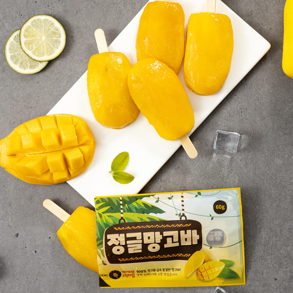 자연산 100% 생망고 정글망고바 60g 10개+10개 총 20개 - 상세 이미지 2