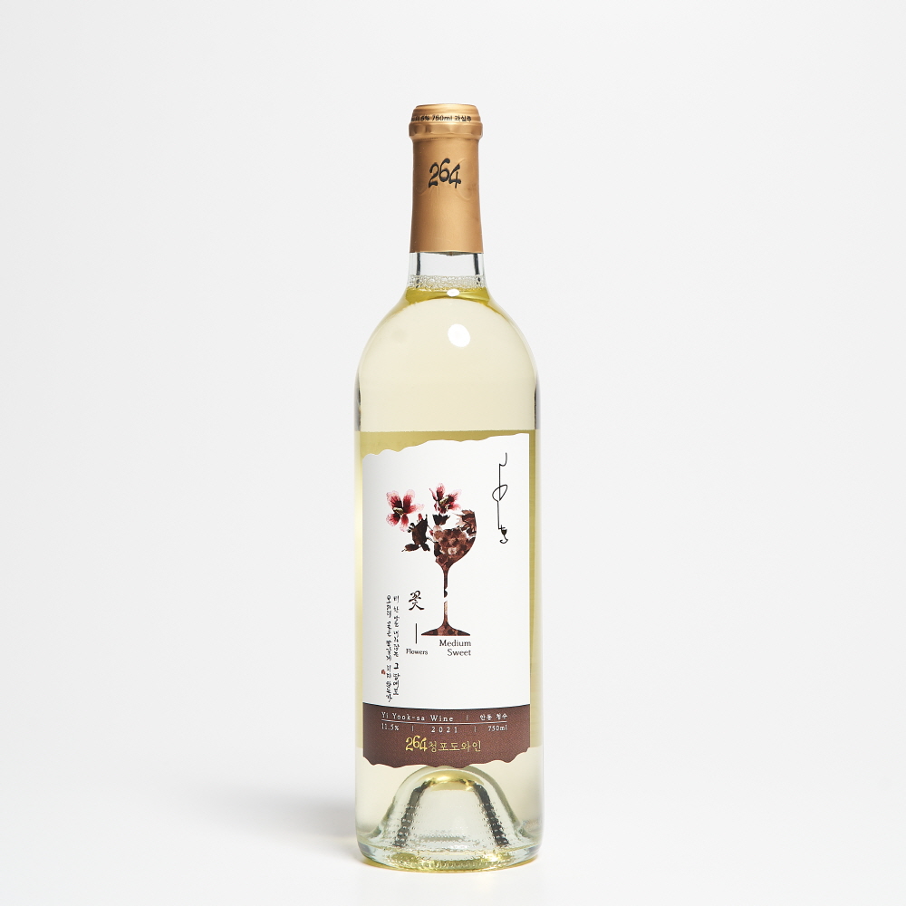 이육사와인 꽃 11.5도 750ml 264청포도와인 청수 화이트(케이스포함) - 상세 이미지 2