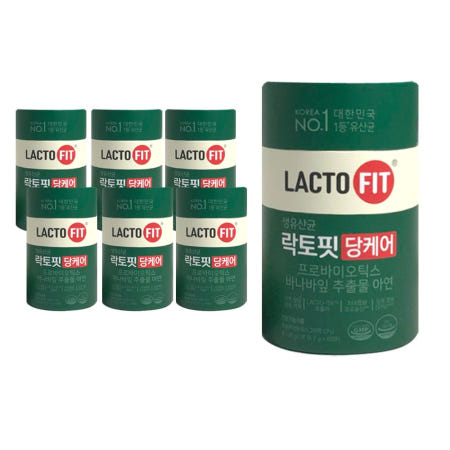 종근당건강 락토핏 당케어 2g 60포 7개 GT