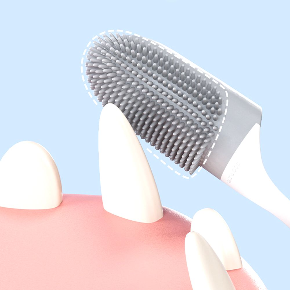 강아지 손가락칫솔 실리콘 애견 양치 칫솔 입냄새제거 4개