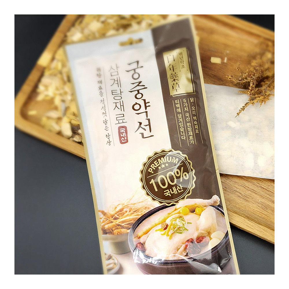 [백년약초]궁중약선 오리 백숙재료 삼계탕재료 100g 5봉 : 사이소 경북고향장터