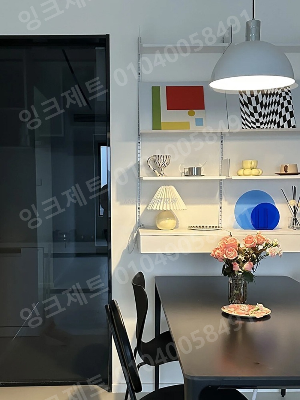모듈벽 선반 아트월 레일 실외기실 팬트리 사다리 서점 - 상세 이미지 4