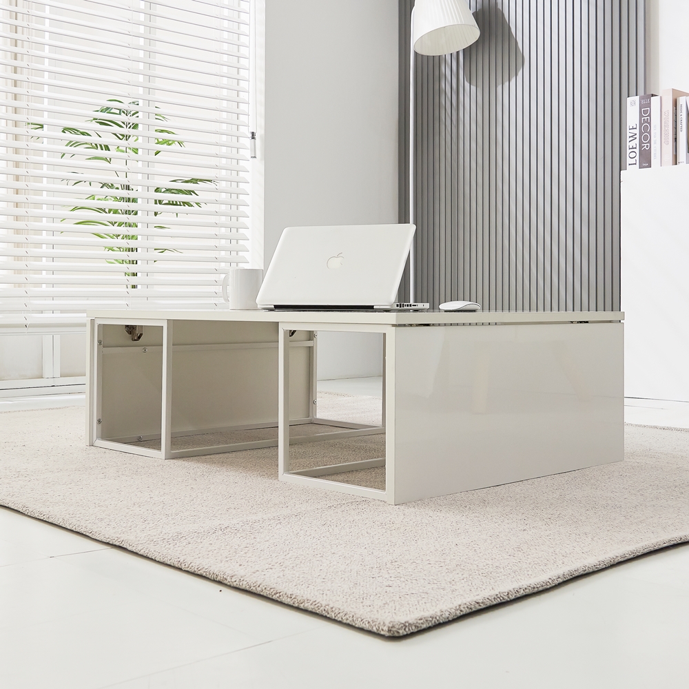 버터플 6인 좌식테이블 높은 확장형 낮은 좌식식탁 밥상