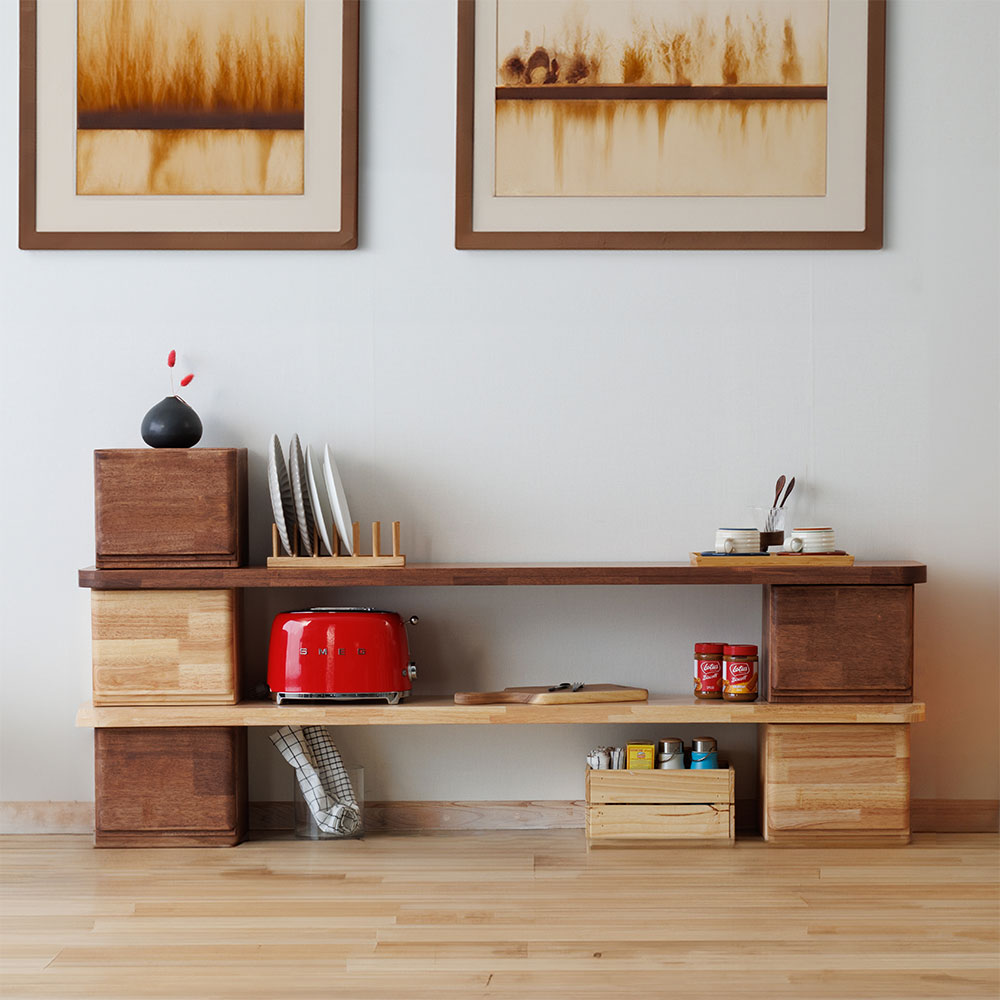 티비다이 장식장 TV선반 원목거실장 거실서랍장 티브이다이 1800