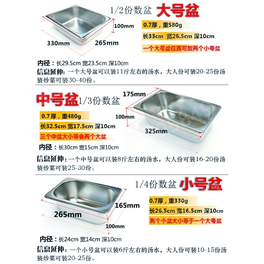 김밥냉장고 밑반찬 스테인레스 야채 보관 일자형 바트 - 상세 이미지 5