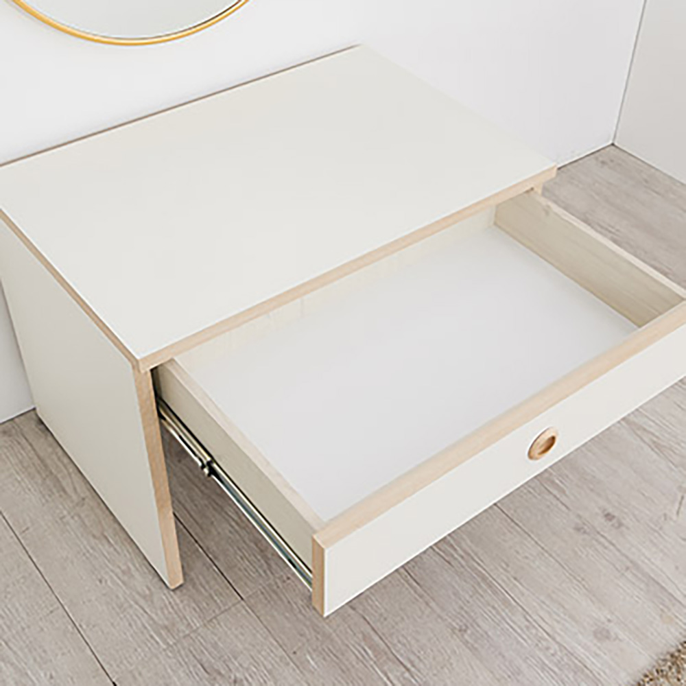 거울없는화장대 좌식화장대 미니 수납 서랍형 600