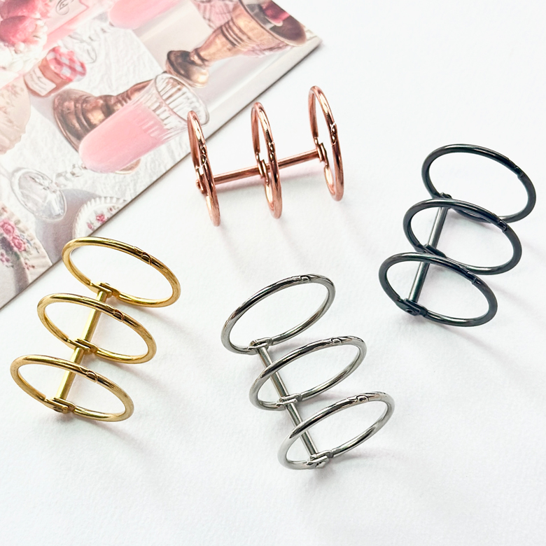 (DIY) 20mm 30mm 3공 바인더링 컴포지션 디링 다꾸 포켓바인더 - 상품 이미지