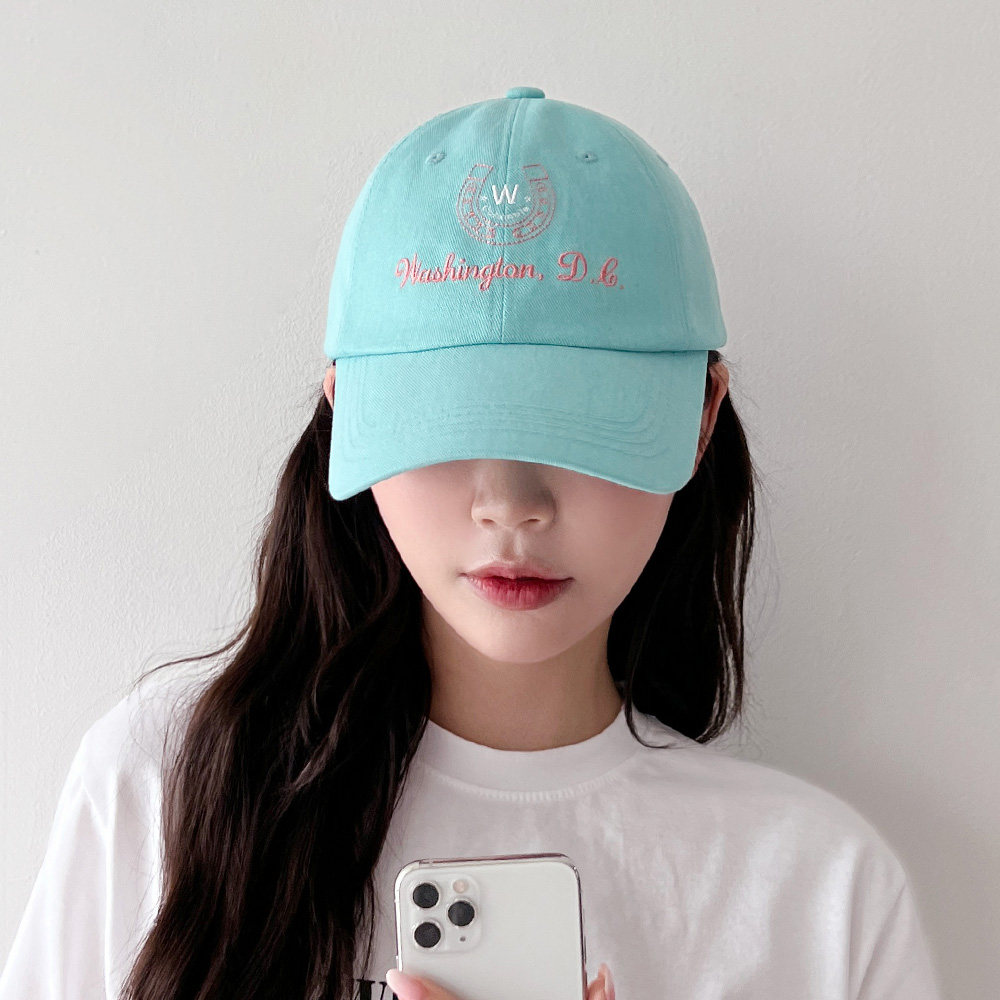 동대문모자 워싱턴D.C 자수 워싱 볼캡 - 상세 이미지 5
