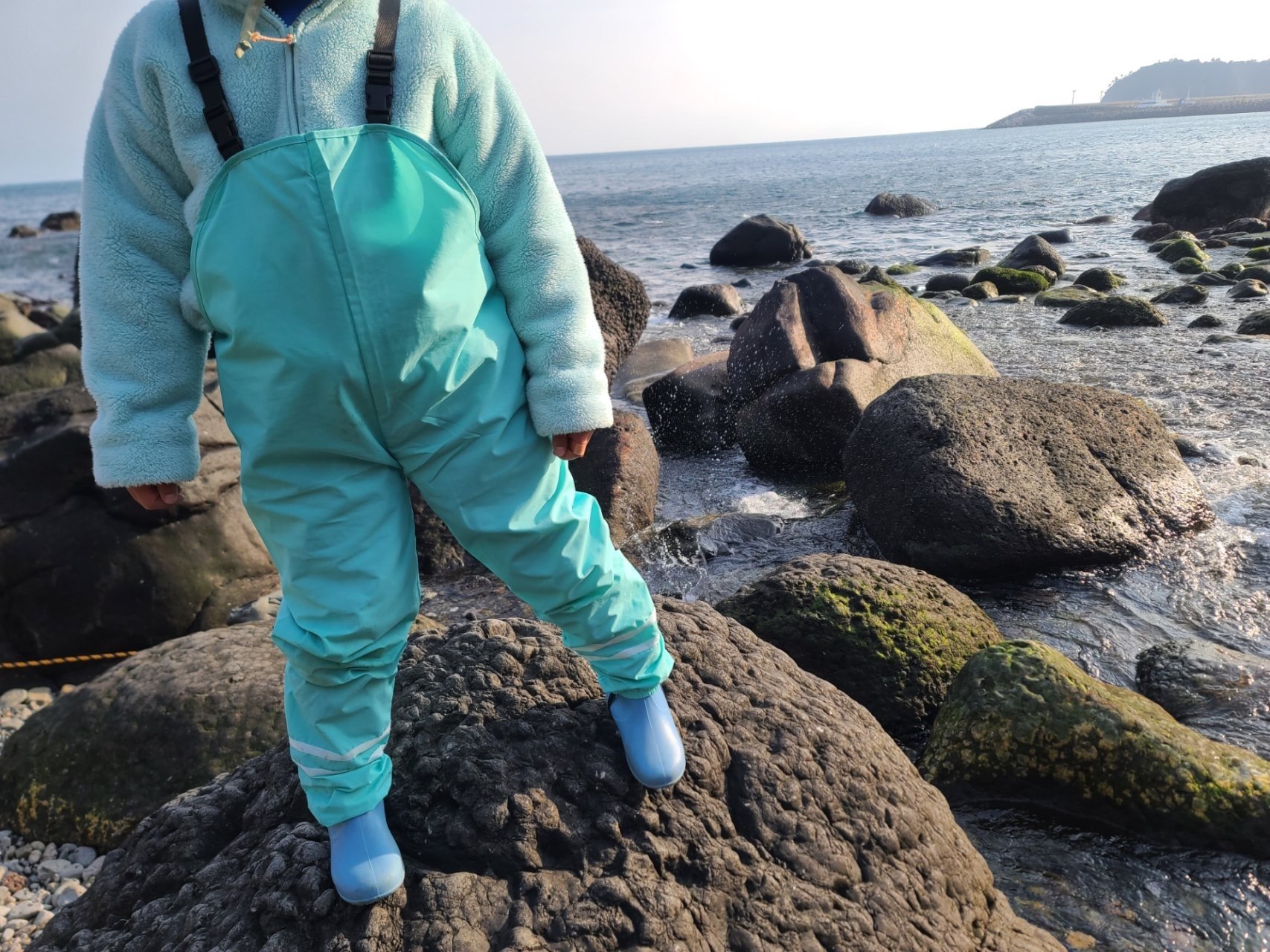 놀이멜빵바지 활동복 놀이복 미술복 모래놀이 방수 오버롤 이미지 7