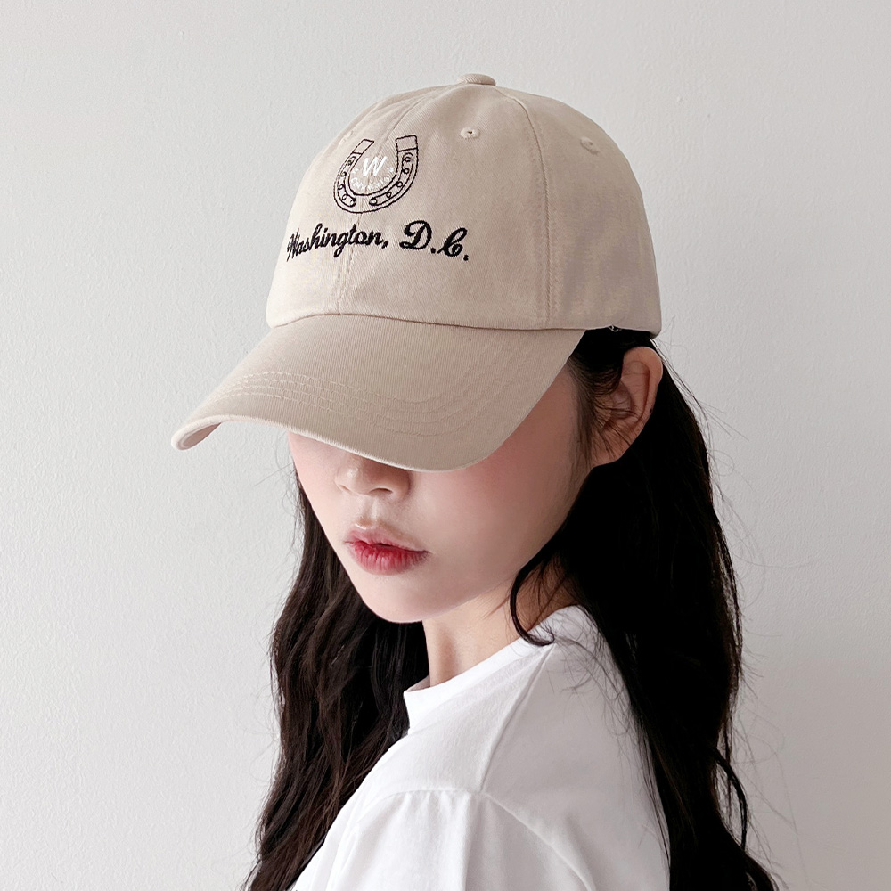 동대문모자 워싱턴D.C 자수 워싱 볼캡 - 상세 이미지 2