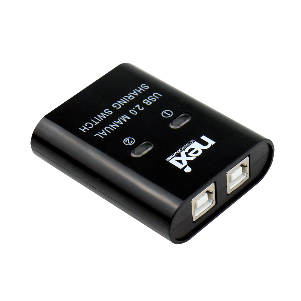 USB2.0 스위치 2포트 프린터 선택기 분할기 B타입 무전원 - 상세 이미지 2