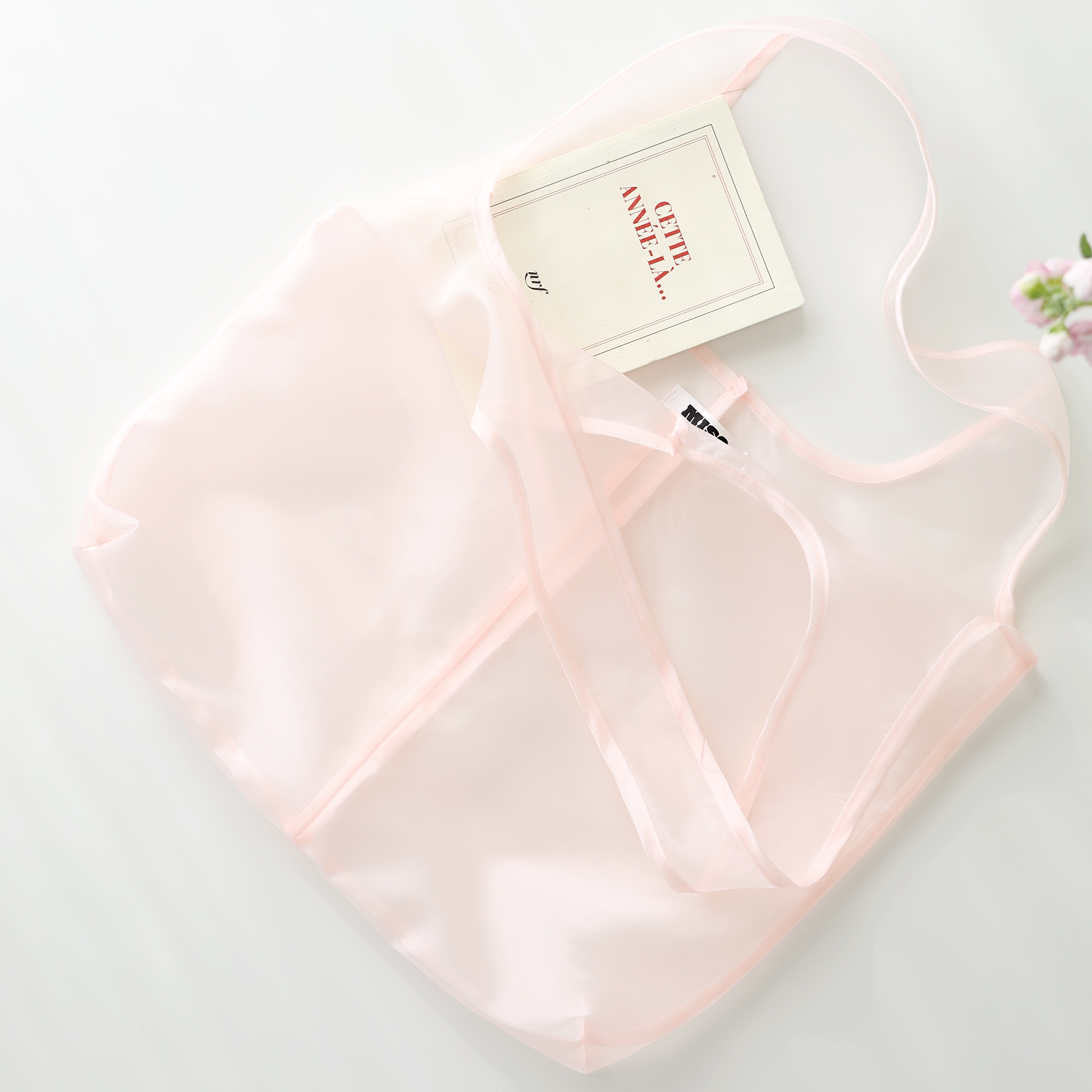 [미소쌤] 오간자 이지백 에코백 숄더백 쇼퍼 가방 데일리 비치 여름 이미지 7