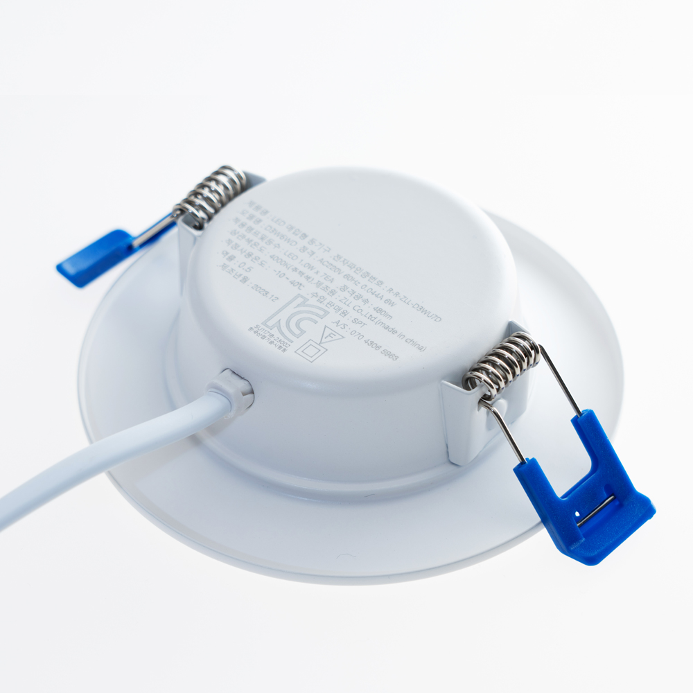 LED 75mm(3인치) 다운라이트 컷오프 6W 주광색 하얀빛 - 상세 이미지 3