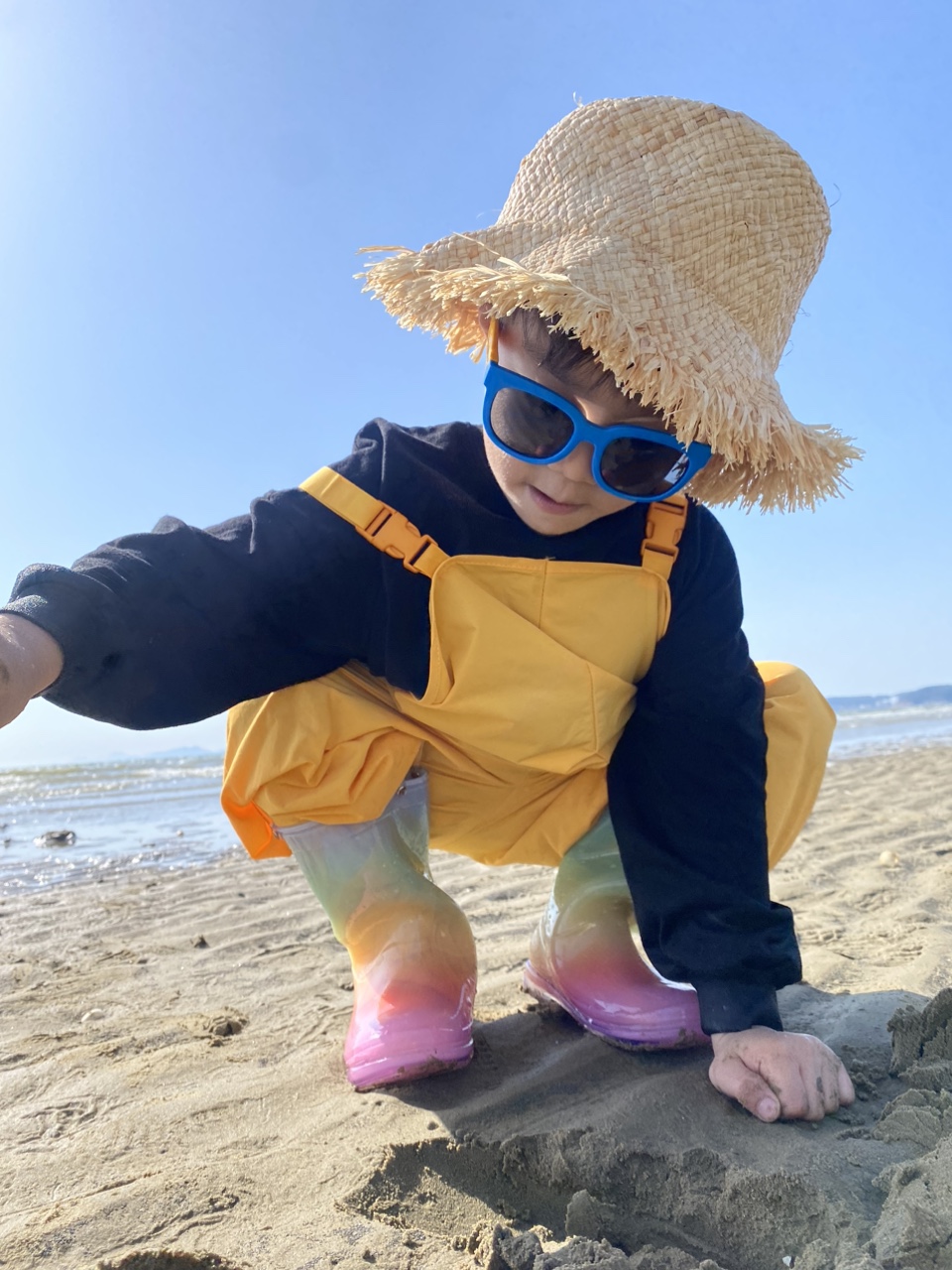 놀이멜빵바지 활동복 놀이복 미술복 모래놀이 방수 오버롤 - 상세 이미지 2