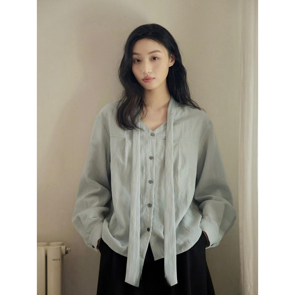 하이드 이보영 블라우스 8화 나문영 긱시크 클래식 수사반장 서은수 - 상세 이미지 2